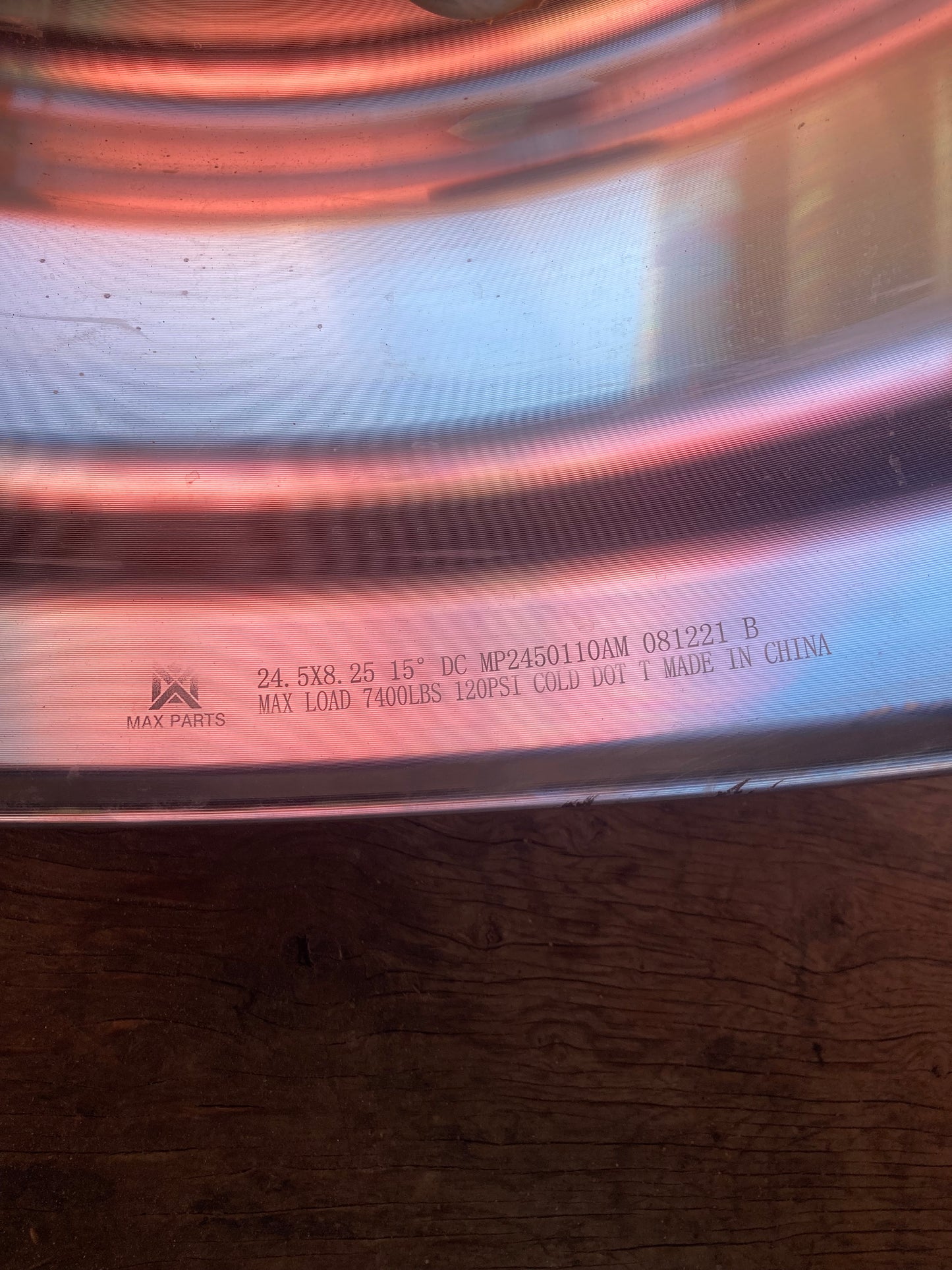 New Aluminum Rim