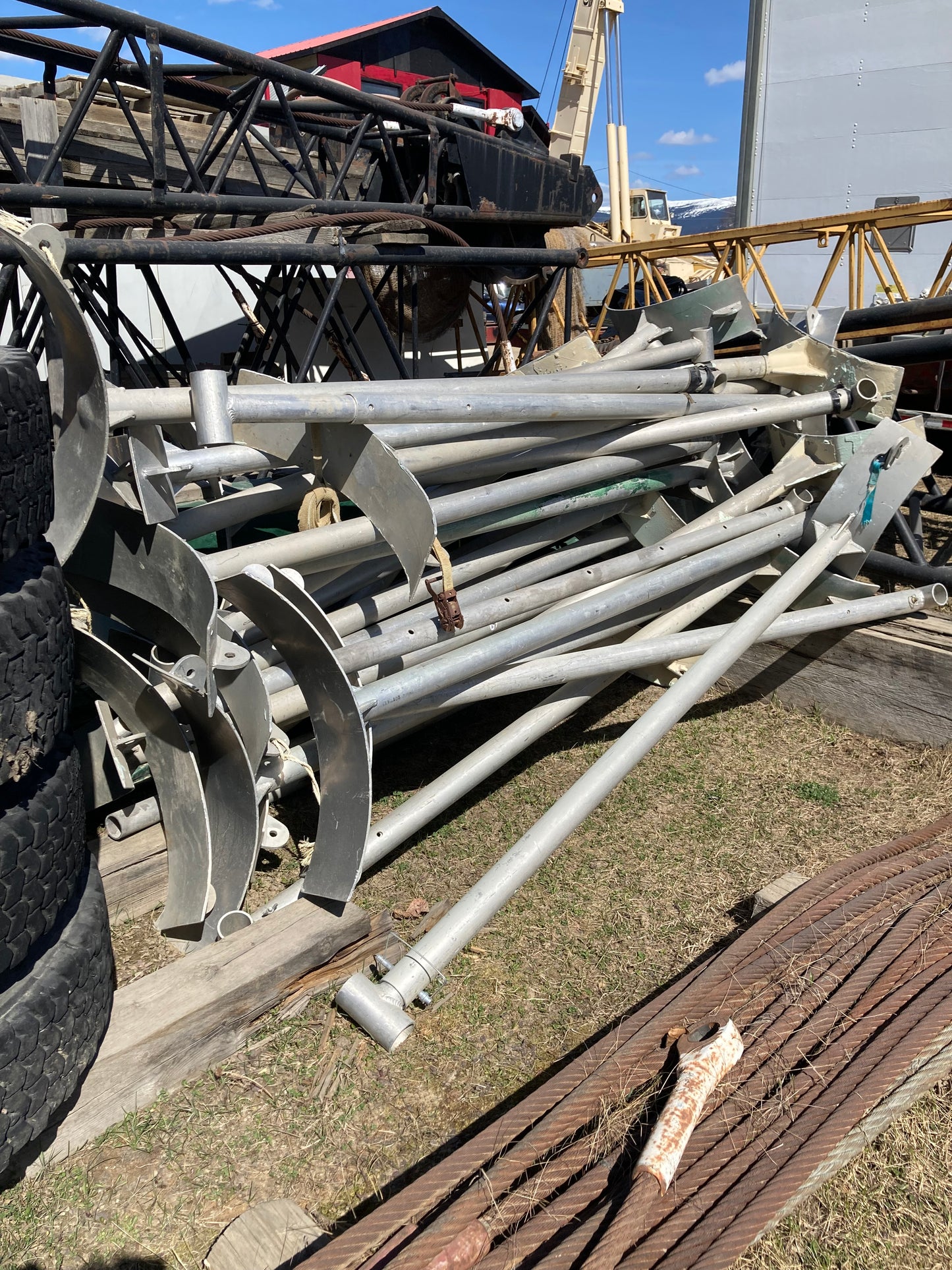 Aluminum Pipes Each