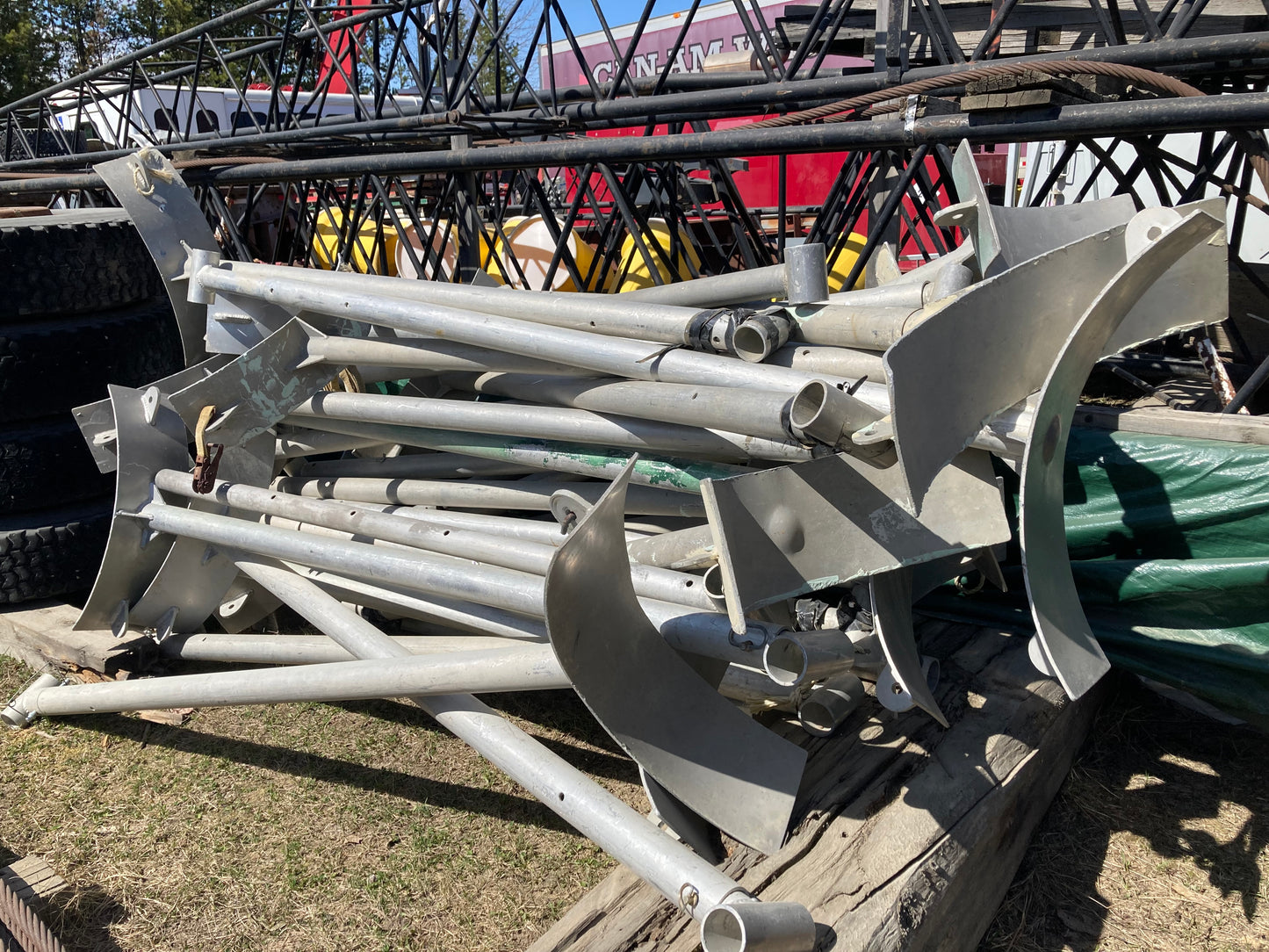 Aluminum Pipes Each
