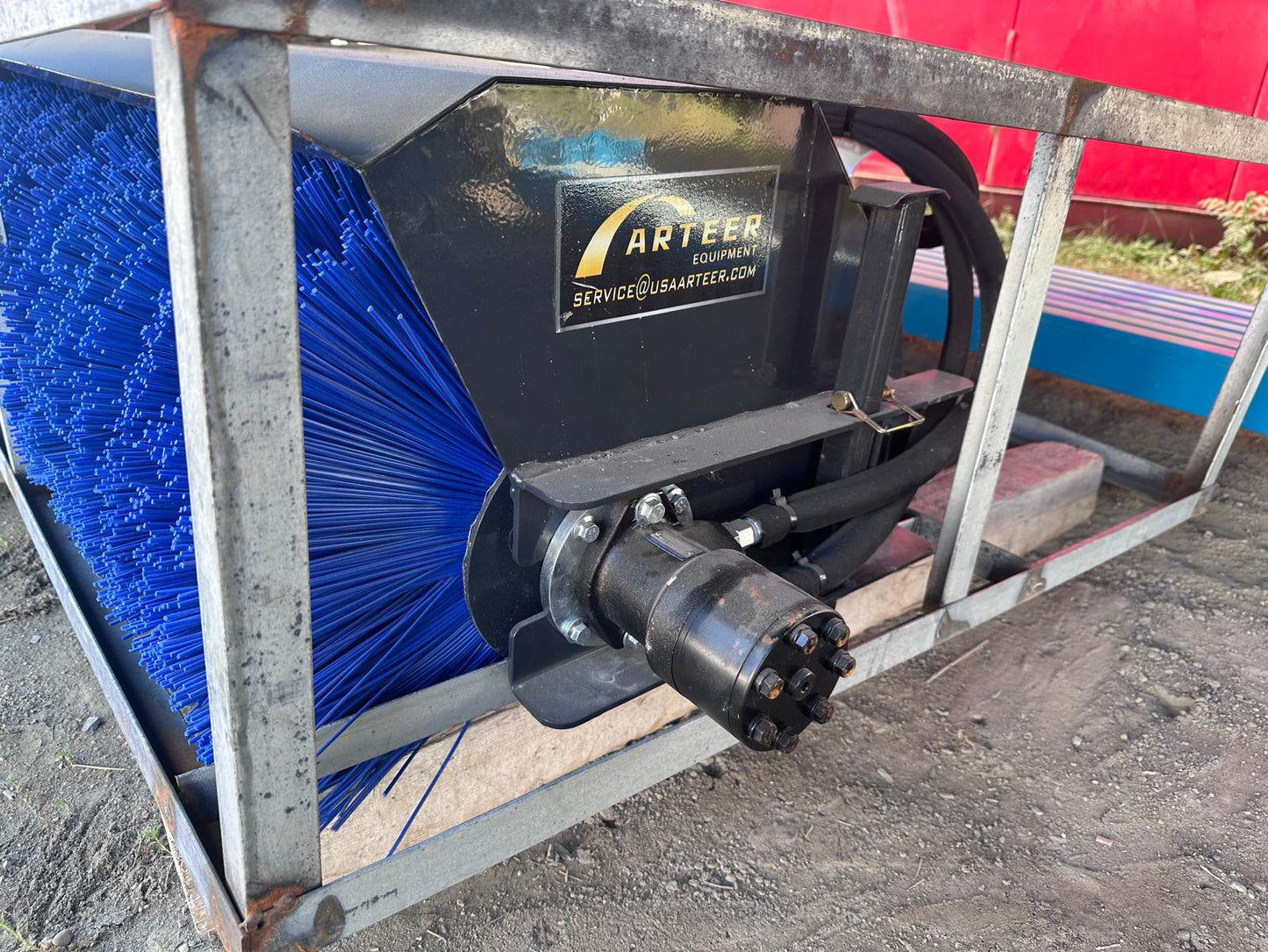 Mini Skid Steer Sweeper