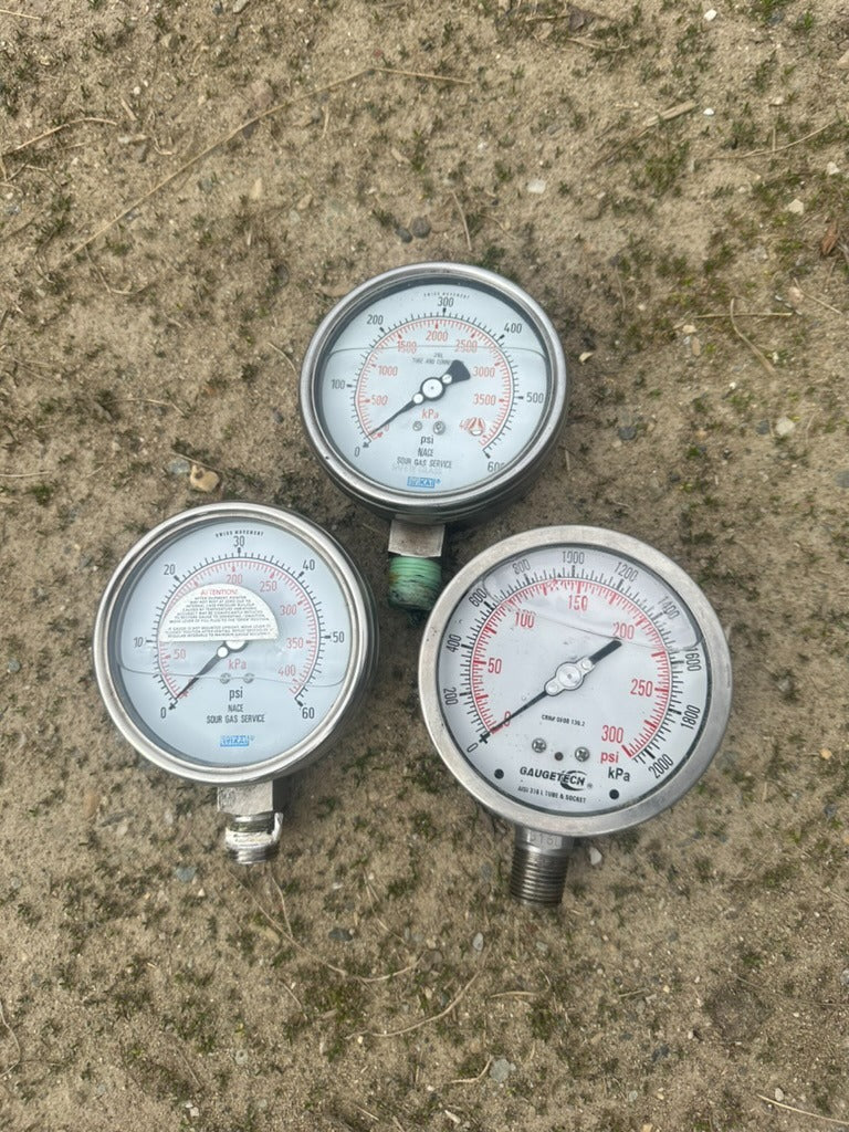 Oil Filled Gauges, each