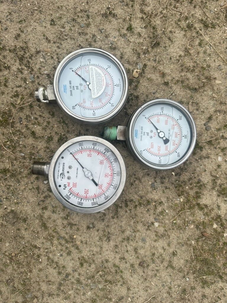 Oil Filled Gauges, each