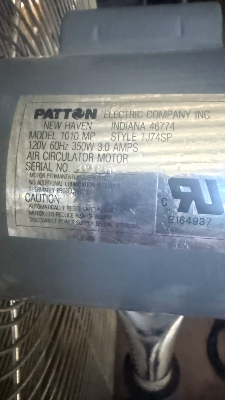 Patton Industrial Fan
