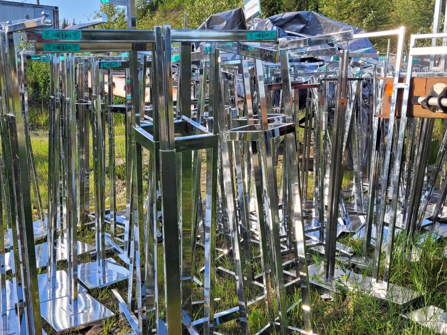 Chrome Clothes Racks Each