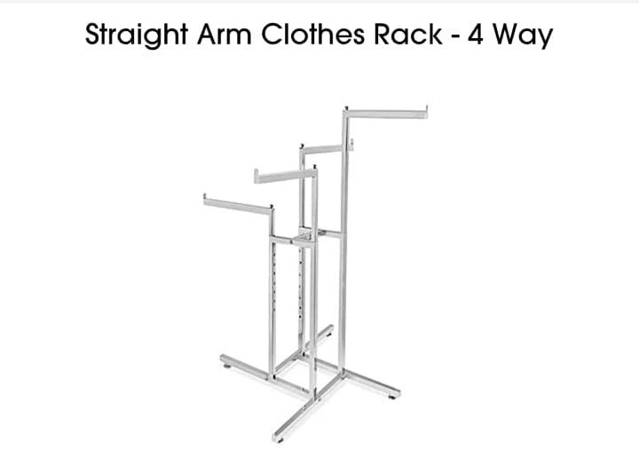 Chrome Clothes Racks Each