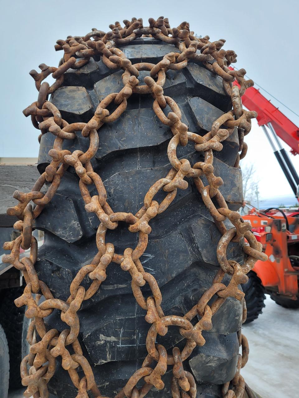 Used 30.5x32 Skidder Tire Chains, each