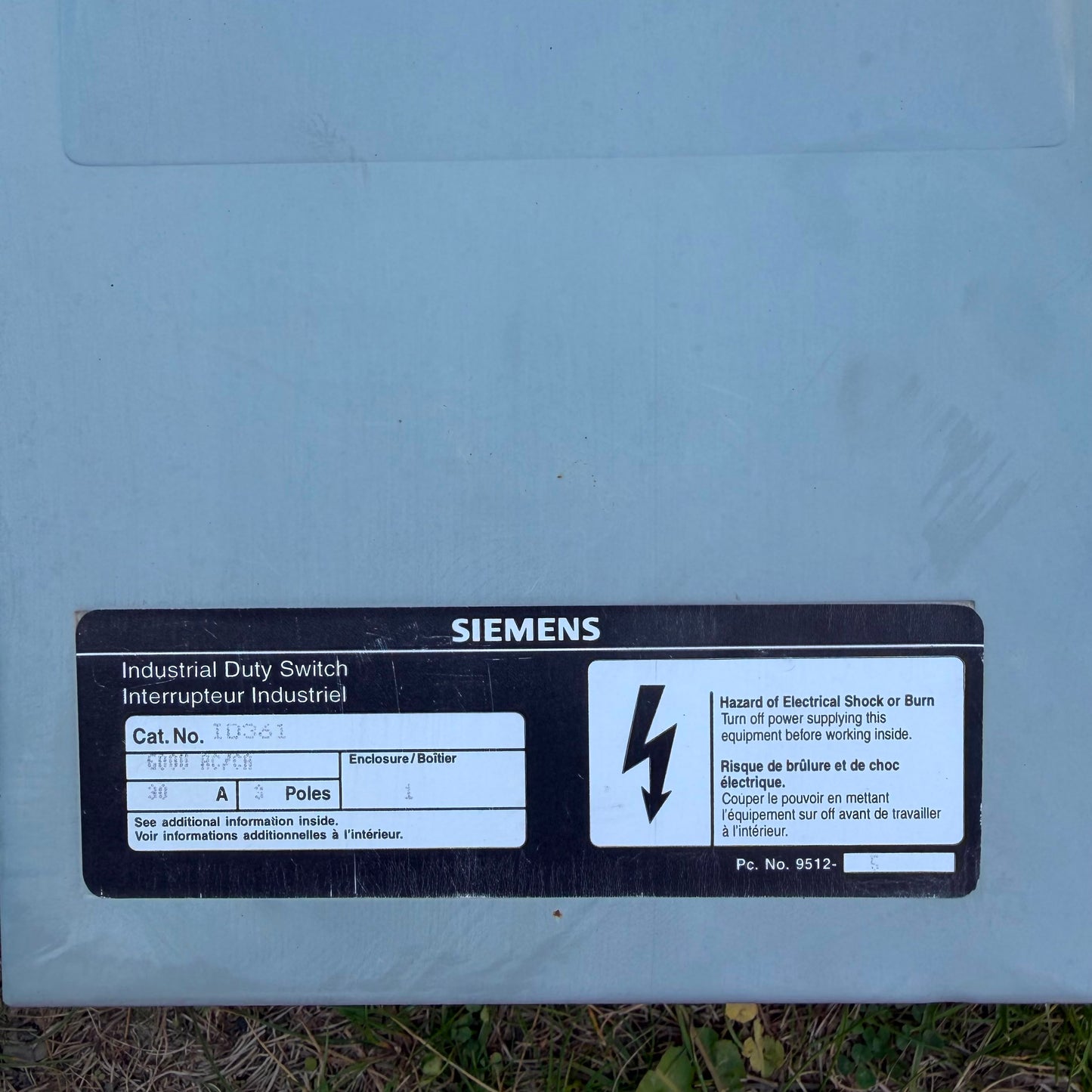 Siemens Safety Switch