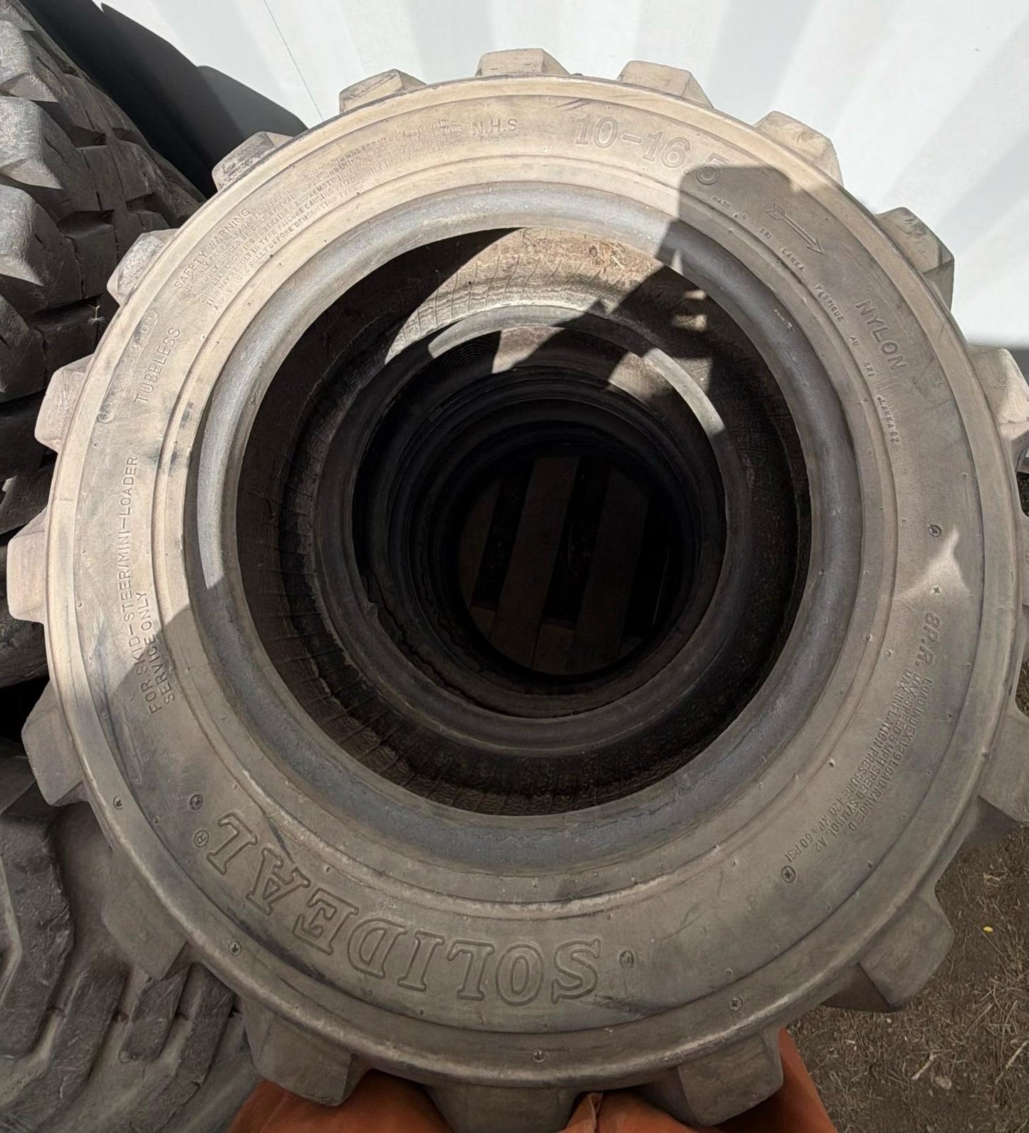 Skidsteer Solideal - 10-16.5 Tires, each