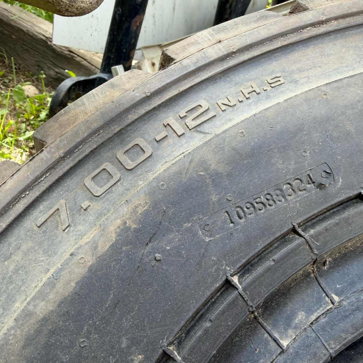 Forklift Tires Wall-and-a-Half 7.00 - 12, each