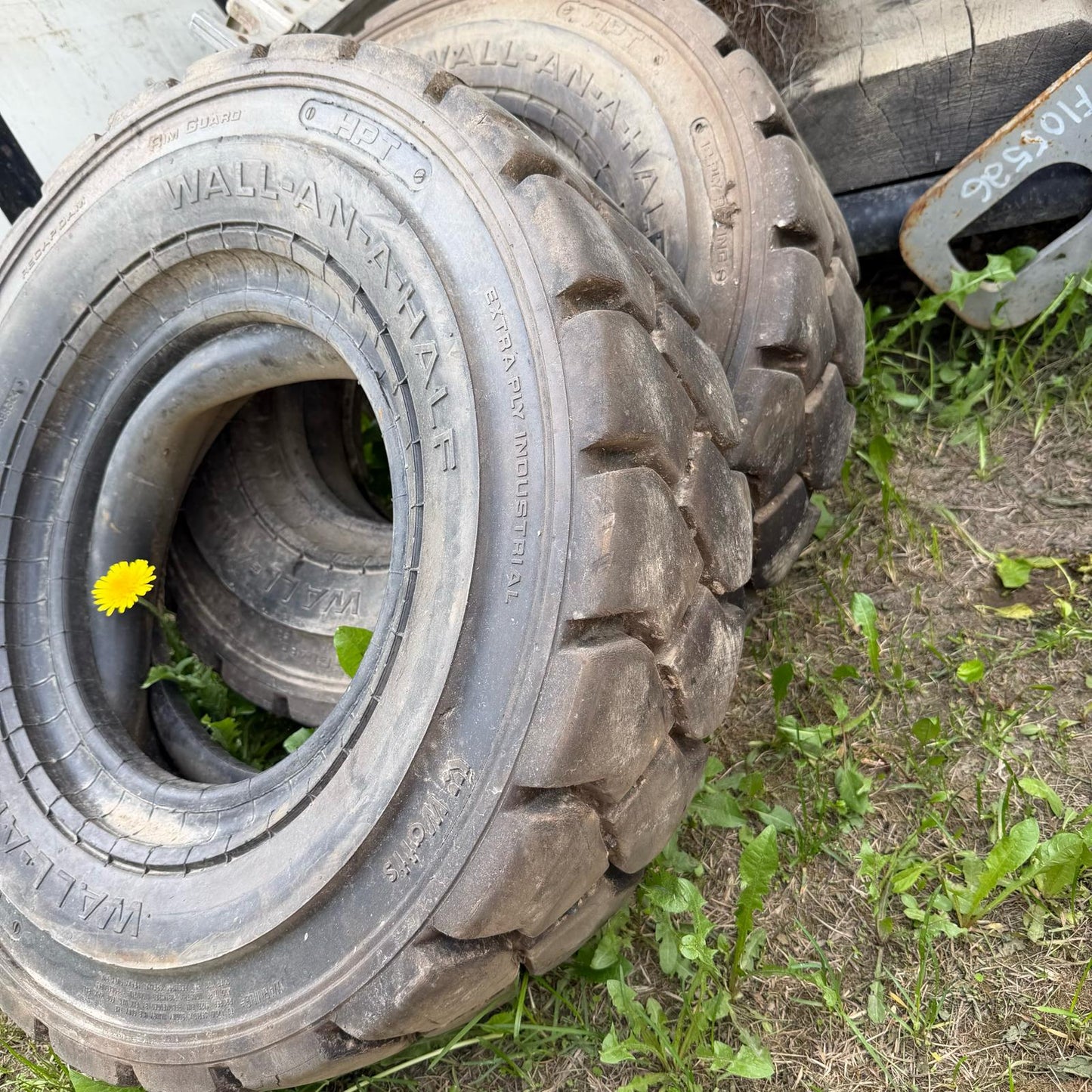 Forklift Tires Wall-and-a-Half 7.00 - 12, each