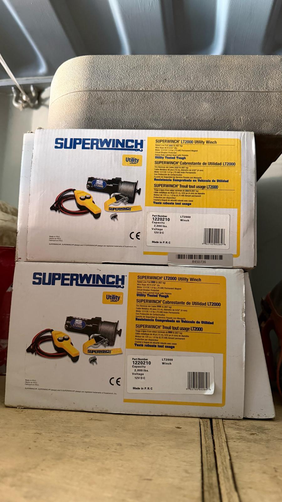 Super Winch LT2000, each