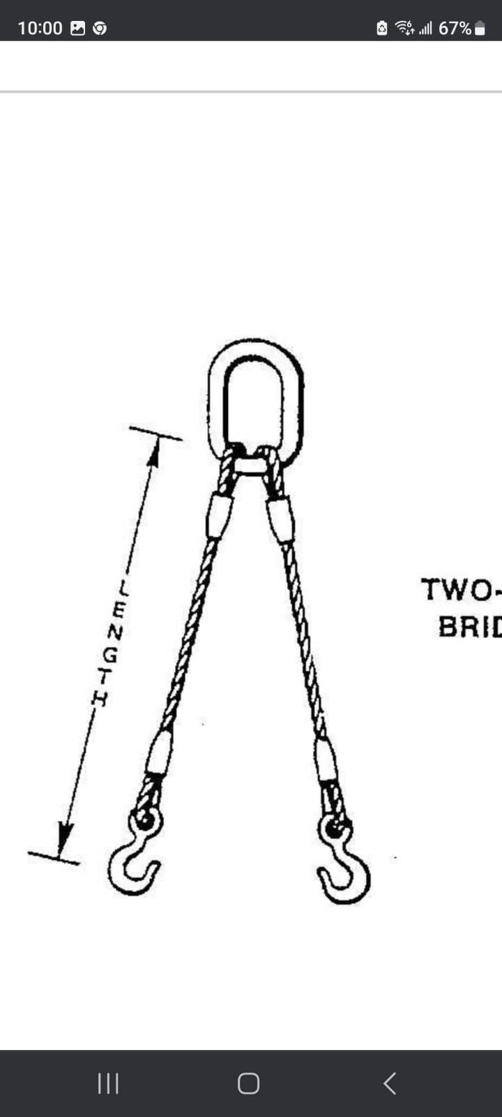 Cable Crane Bridles