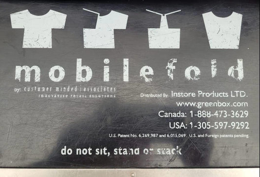 Clothes Mobile Folding Table, each