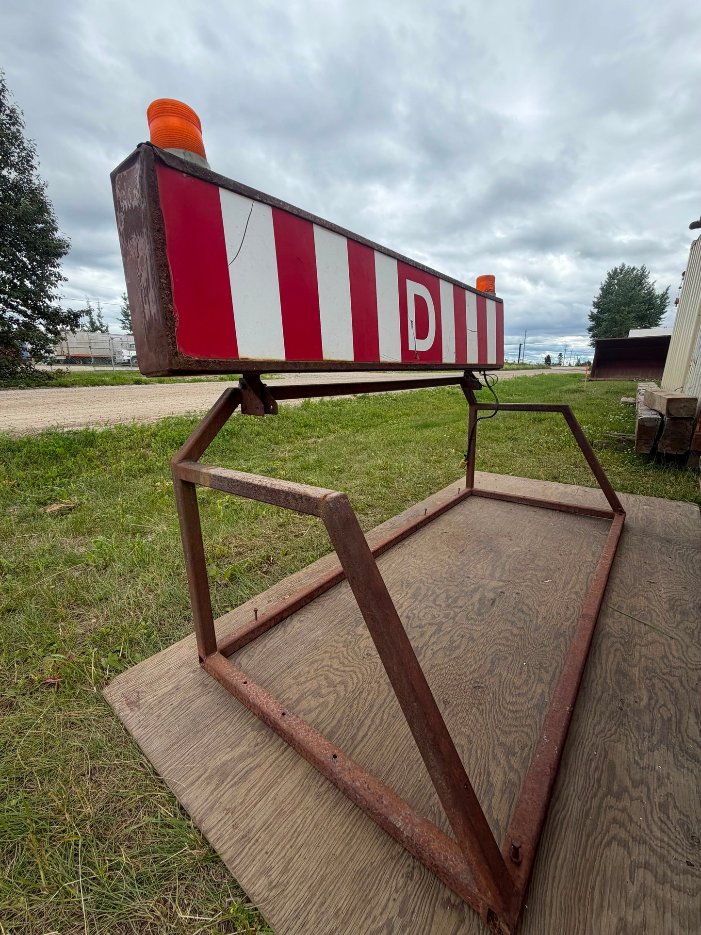 OLD STEEL PILOT SIGN