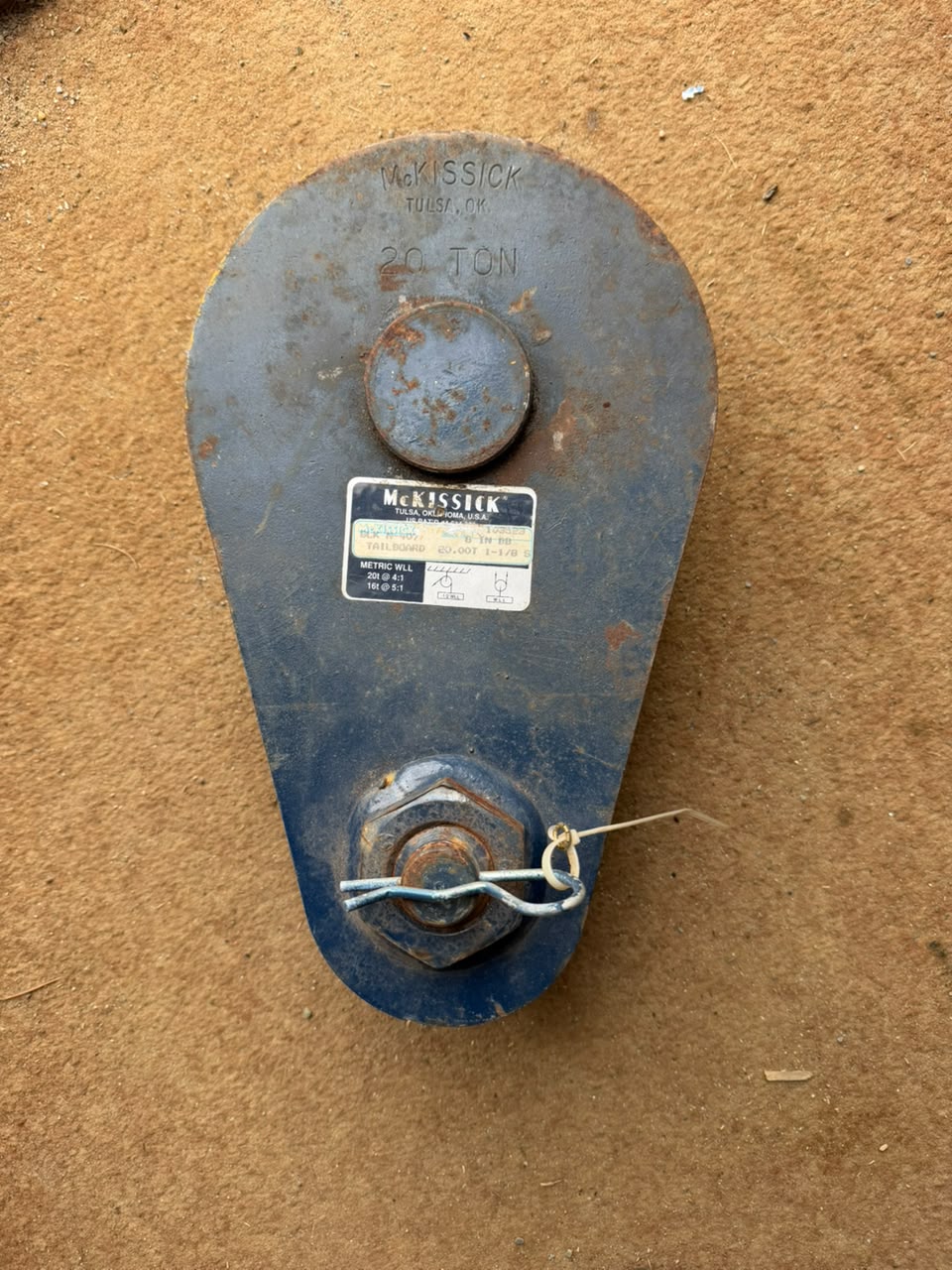Mckissick snatch block 20 TON