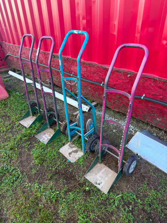 Oxygen tank cart
