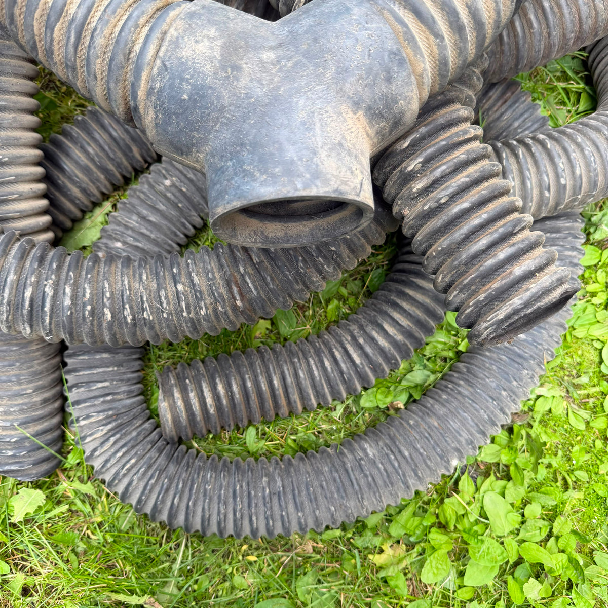 3"Garage Exhaust Hose Setup