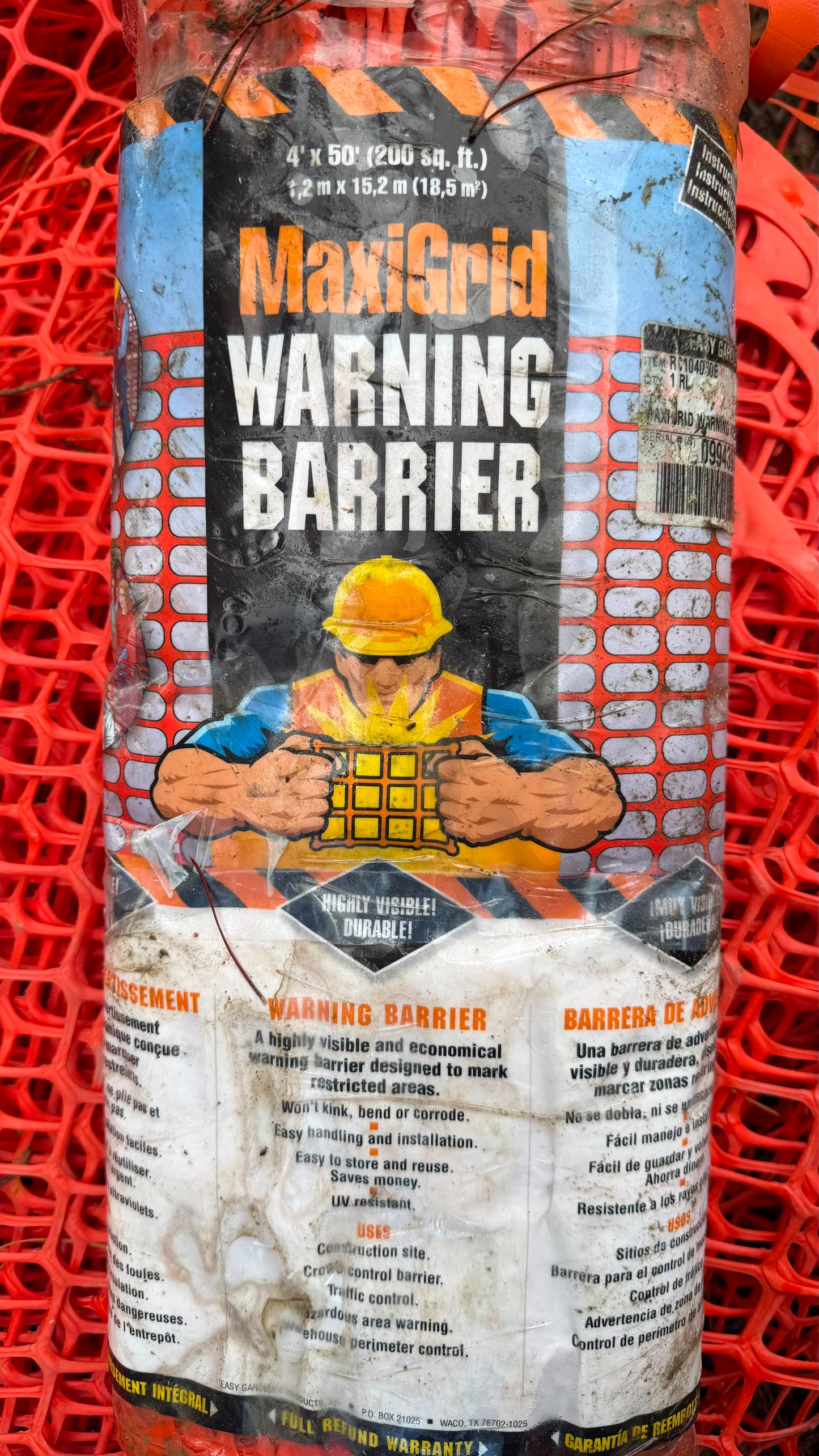 WARNING BARRIER FENCE
