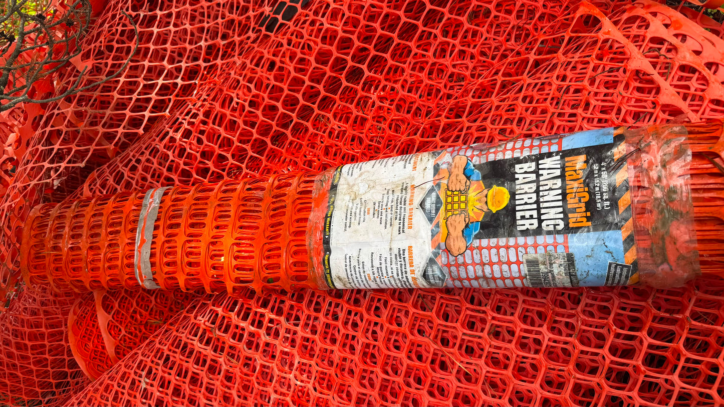 WARNING BARRIER FENCE