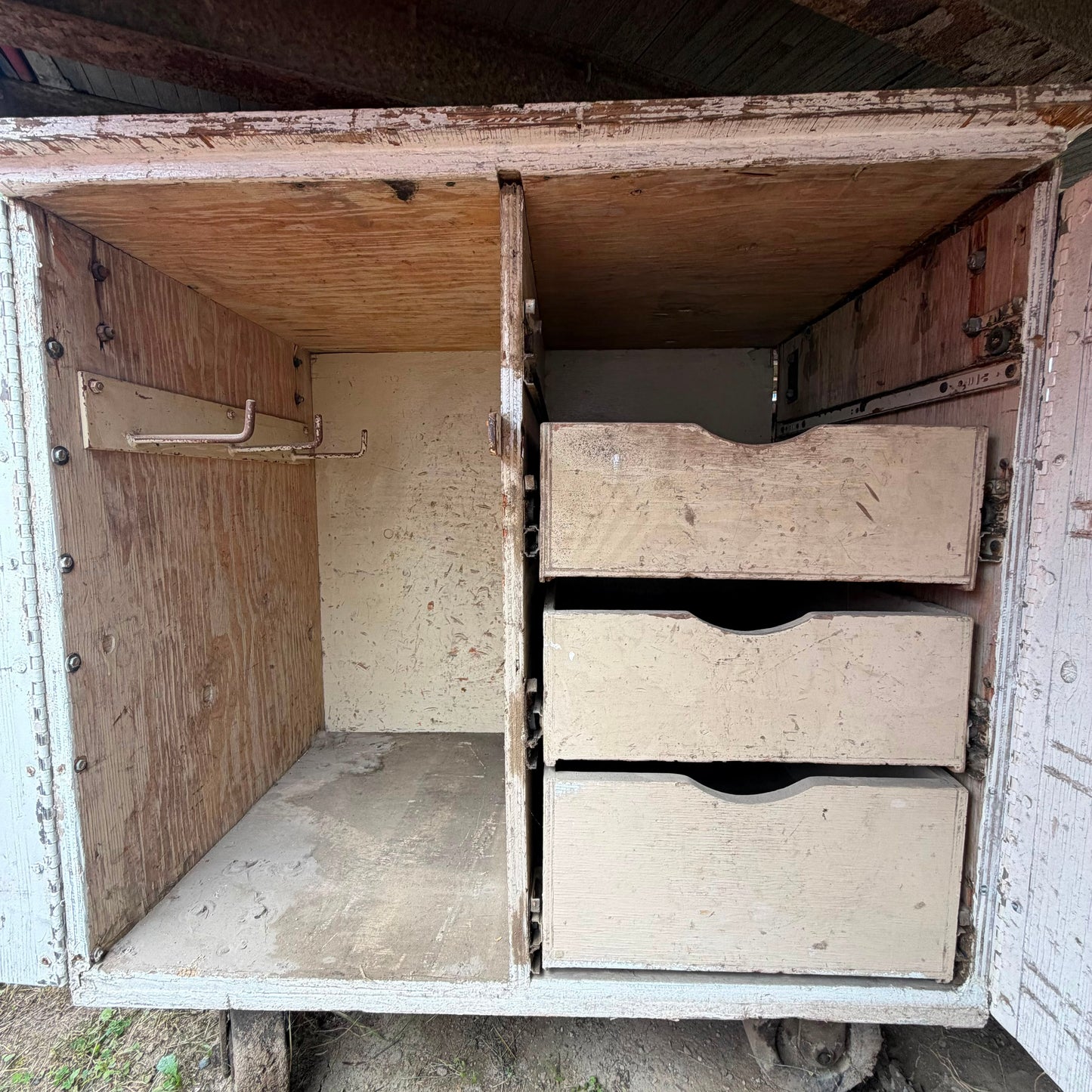 WOODEN STORAGE CABINET
