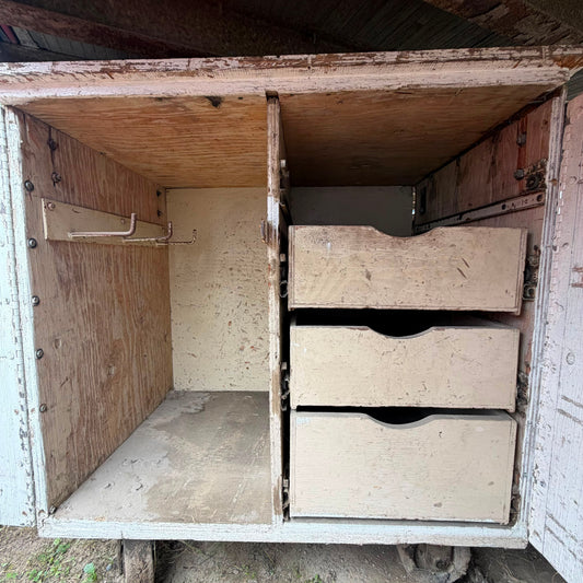 WOODEN STORAGE CABINET