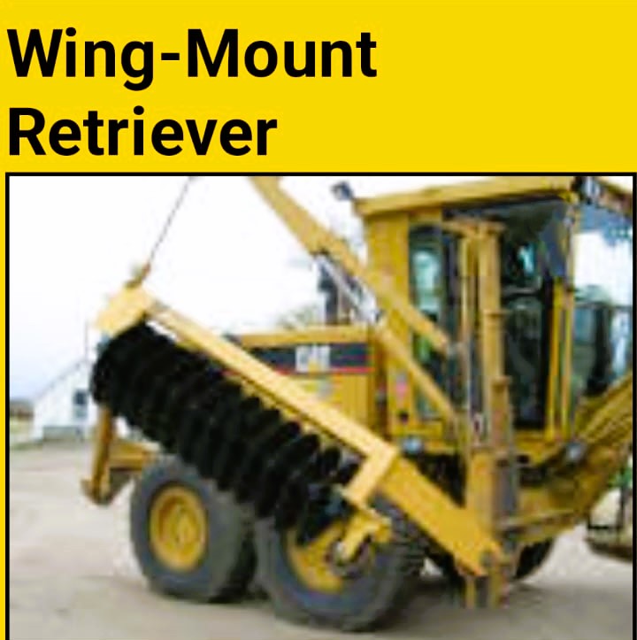 Grader Wing Mounted Retriever Disc