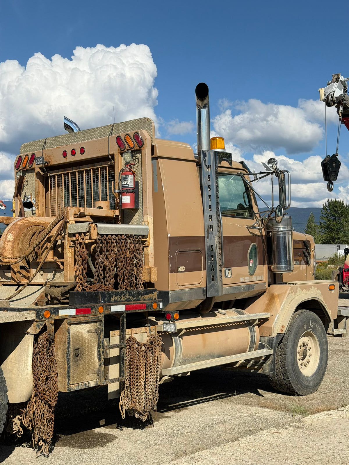 2007 Western Star Tri Drive Winch Truck